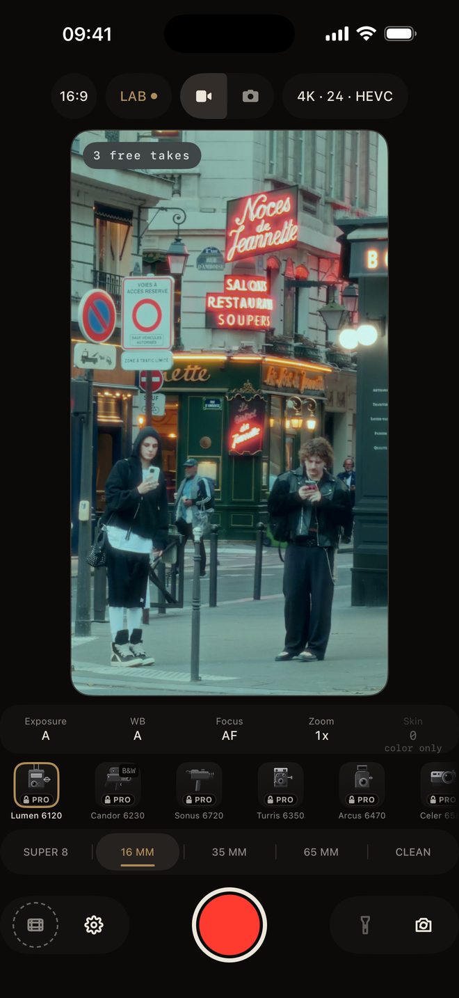 hazecam in video mode